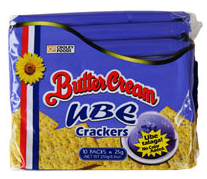 Butter Cream Ube Crackers 10pcs - Sunrise International Group