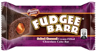 Fudgee Barr Salted Caramel Cream-Filled Cake Bar 10pcs - Sunrise International Group