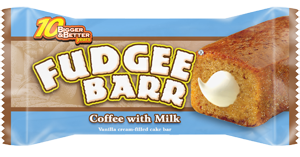 Fudgee Barr Coffee with Milk Cream Filled Cake Bar 10pcs - Sunrise International Group