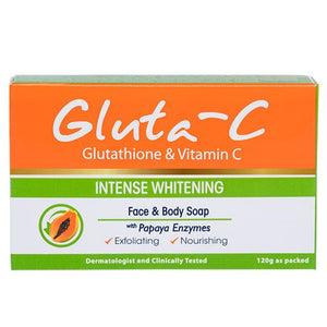 Gluta-C Body Soap with Papaya Enzyme 135g - Sunrise International Group