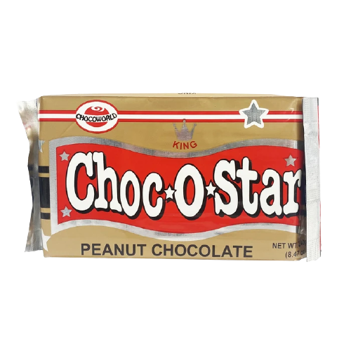 King Choco Star Peanut Milk Chocolate 24pcs - Sunrise International Group