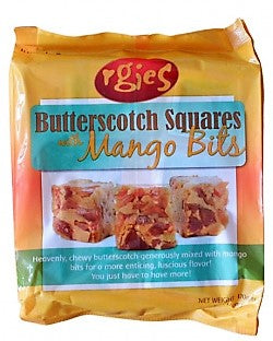 Rgies Butterscotch Squares Mango Bits 170g - Sunrise International Group