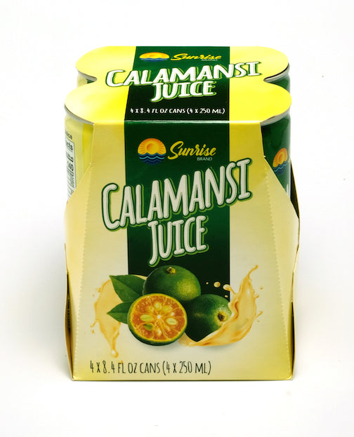 Sunrise Brand Calamansi Juice 8.4oz, 4 cans - Sunrise International Group