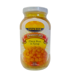 Sunrise Brand Garbanzos Chick Peas in Syrup, 12oz, 6 count - Sunrise International Group