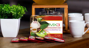 MX3 Mangosteen Tea with Pandan 20 Teabags - Sunrise International Group
