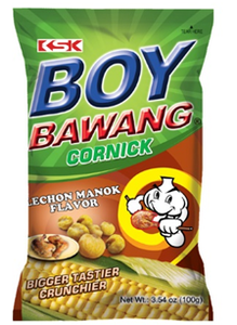 Boy Bawang Cornick Lechon Manok Flavor 100g - Sunrise International Group