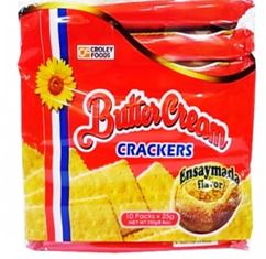 Butter Cream Crackers Ensaymada Flavor 10pcs - Sunrise International Group
