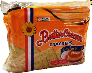 Butter Cream Crackers Leche Flan 10pcs - Sunrise International Group