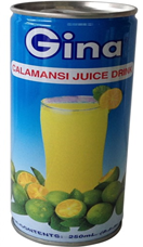 Gina Calamansi Juice Drink 240ml - Sunrise International Group
