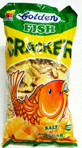 Golden Fish Crackers Salt and Vinegar 200g - Sunrise International Group