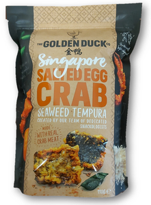 The Golden Duck Singapore Salted Egg Crab Seaweed Tempura 6pcs - Sunrise International Group