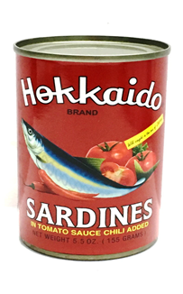 Hokkaido Sardines in Chili Tomato Sauce - Sunrise International Group