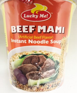Lucky Me Beef Mami Artificial Beef Flavor Instant Noodle Soup - Sunrise International Group