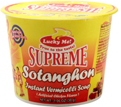 Lucky Me Supreme Sotanghon Mini Instant Noodle Soup 28g - Sunrise International Group