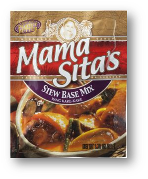 Mama Sita's Stew Base Pang Kare Kare Mix 1.76oz - Sunrise International Group