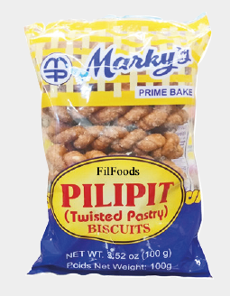 Marky's Pilipit Twisted Pastry Biscuits 200g - Sunrise International Group