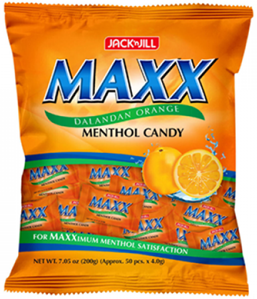 Maxx Dalandan Orange Menthol Candy - Sunrise International Group