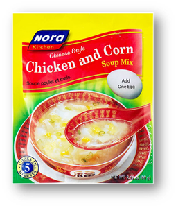 Nora Chicken and Corn Intant Soup Mix 60g - Sunrise International Group