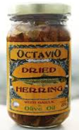 Octavio Dried Herring With Garlic and Olive Oil - Sunrise International Group