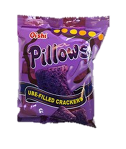 Oishi Pillows Ube Filled Crackers 150g - Sunrise International Group