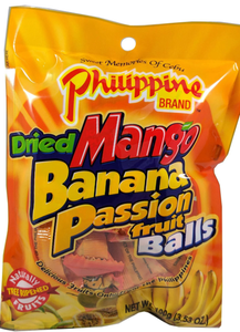 Philippine Brand Dried Mango Banana Passion Fruit Balls - Sunrise International Group