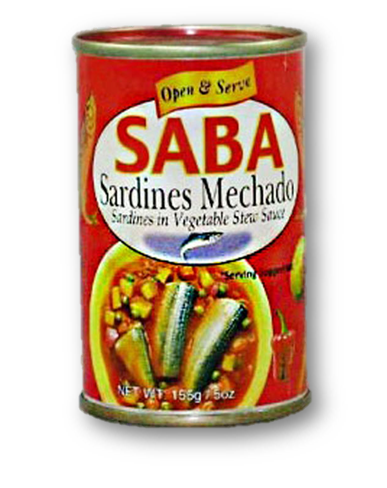 Saba Sardines Mechado 155g - Sunrise International Group