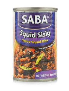 Saba Squid in Spicy Sisig 155g - Sunrise International Group