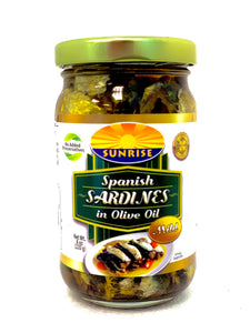 Sunrise Spanish Sardines in Olive Oil  distributed by Sunrise