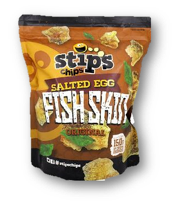 Stips Chips Salted Egg Fish Skin Original - Sunrise International Group