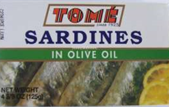 Tome Sardines in Olive Oil 4.38oz - Sunrise International Group
